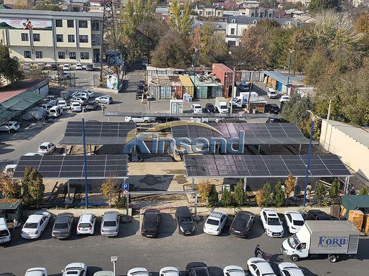 carport solar panel system
