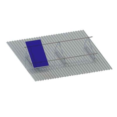soporte triangular para techo plano para montaje solar