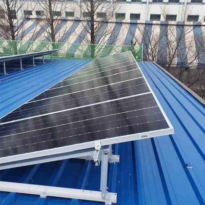 soporte triangular ajustable para techo plano para montaje solar