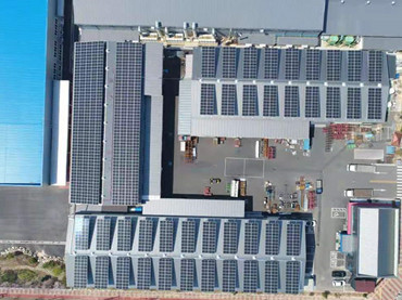Proyecto de techo de metal solar 570kw, Corea