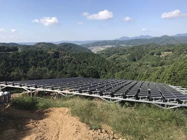 Proyecto de tierra solar 2.36mw. Corea