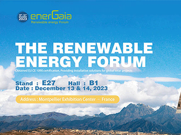 Forum energaia 2023'Montpellier, Francia, Stand: Hall: B1, Stand: E27
    