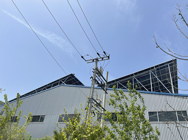 Sistema de montaje de techo de metal 290KW, Corea