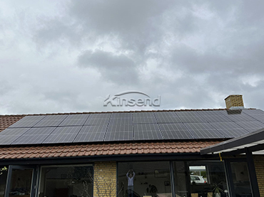 Sistema de montaje de techo de tejas, Dinamarca